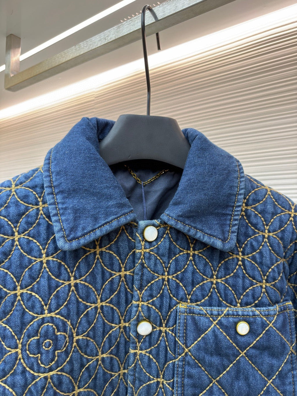 LV Embroidered Denim Jacket