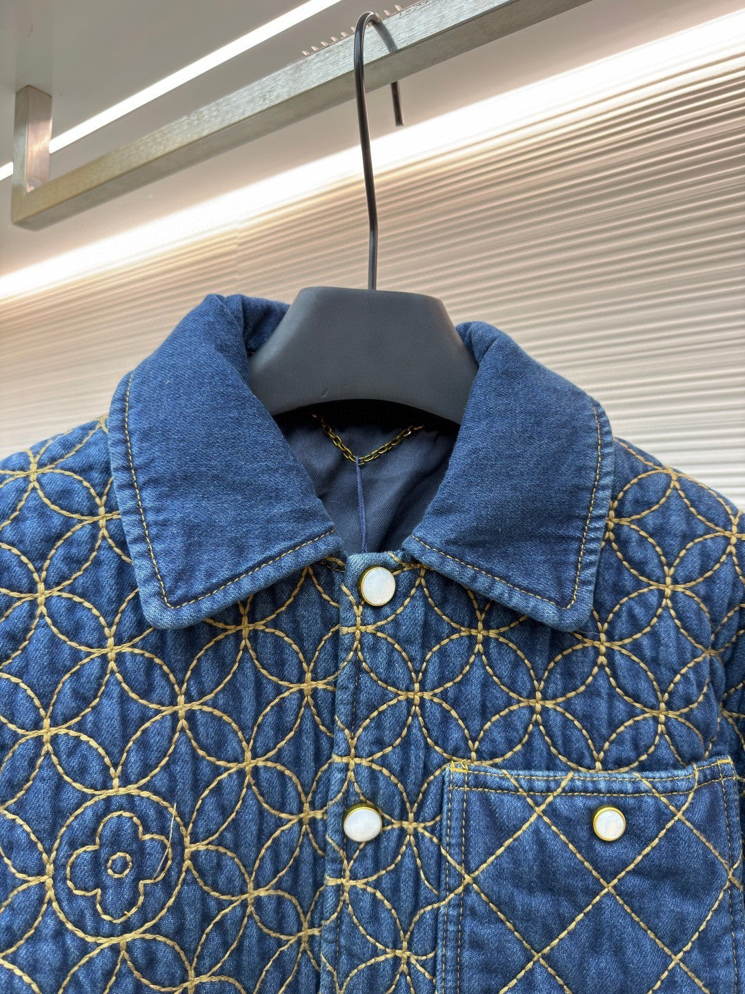 LV Embroidered Denim Jacket
