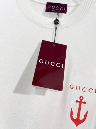 Gucci Crew Neck Embroidered T-Shirt