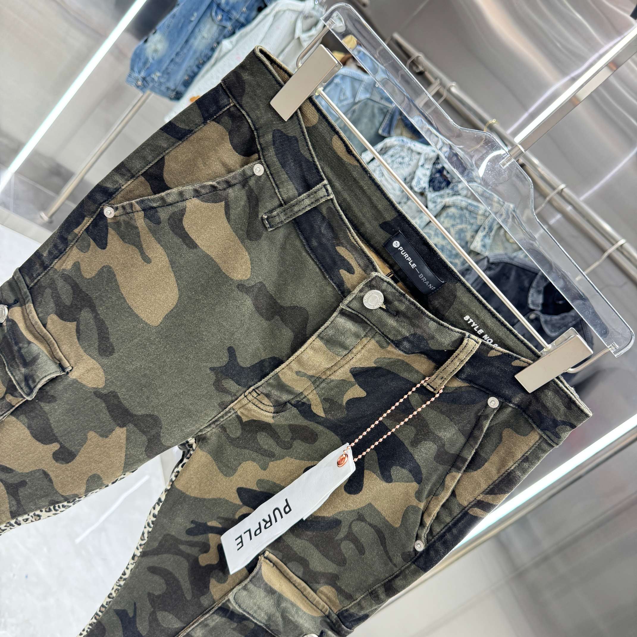Purple Brand Camo Jeans