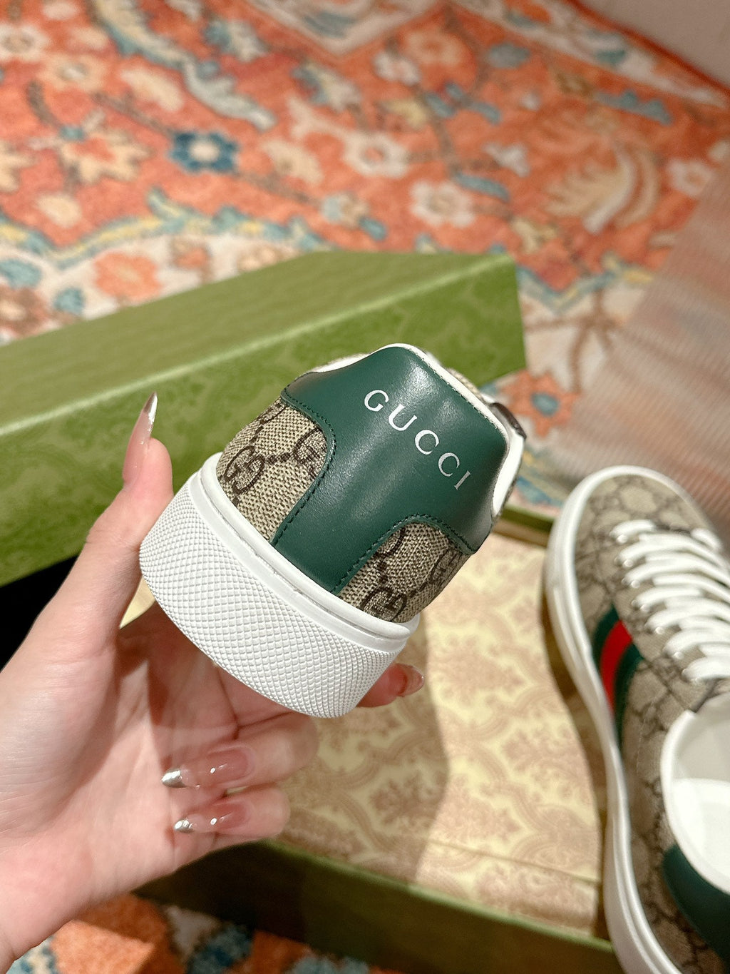 Men's GG Ace sneaker with Web