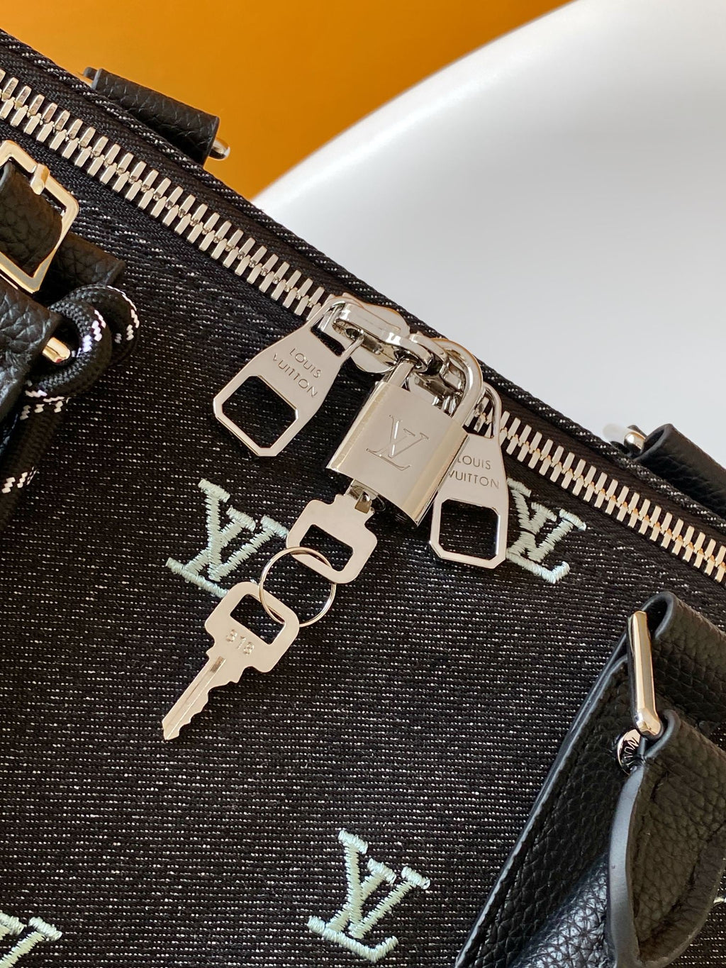 LV Embroidered Travel Bag