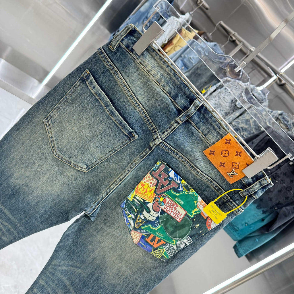 LV Straight-Leg Jeans