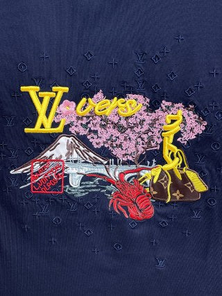 LV embroidered T-Shirt