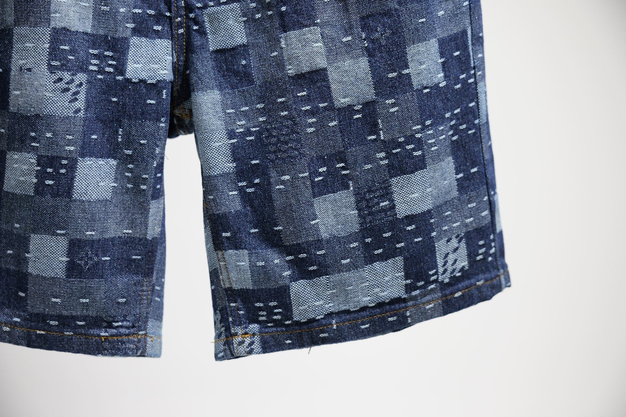 LV denim shorts