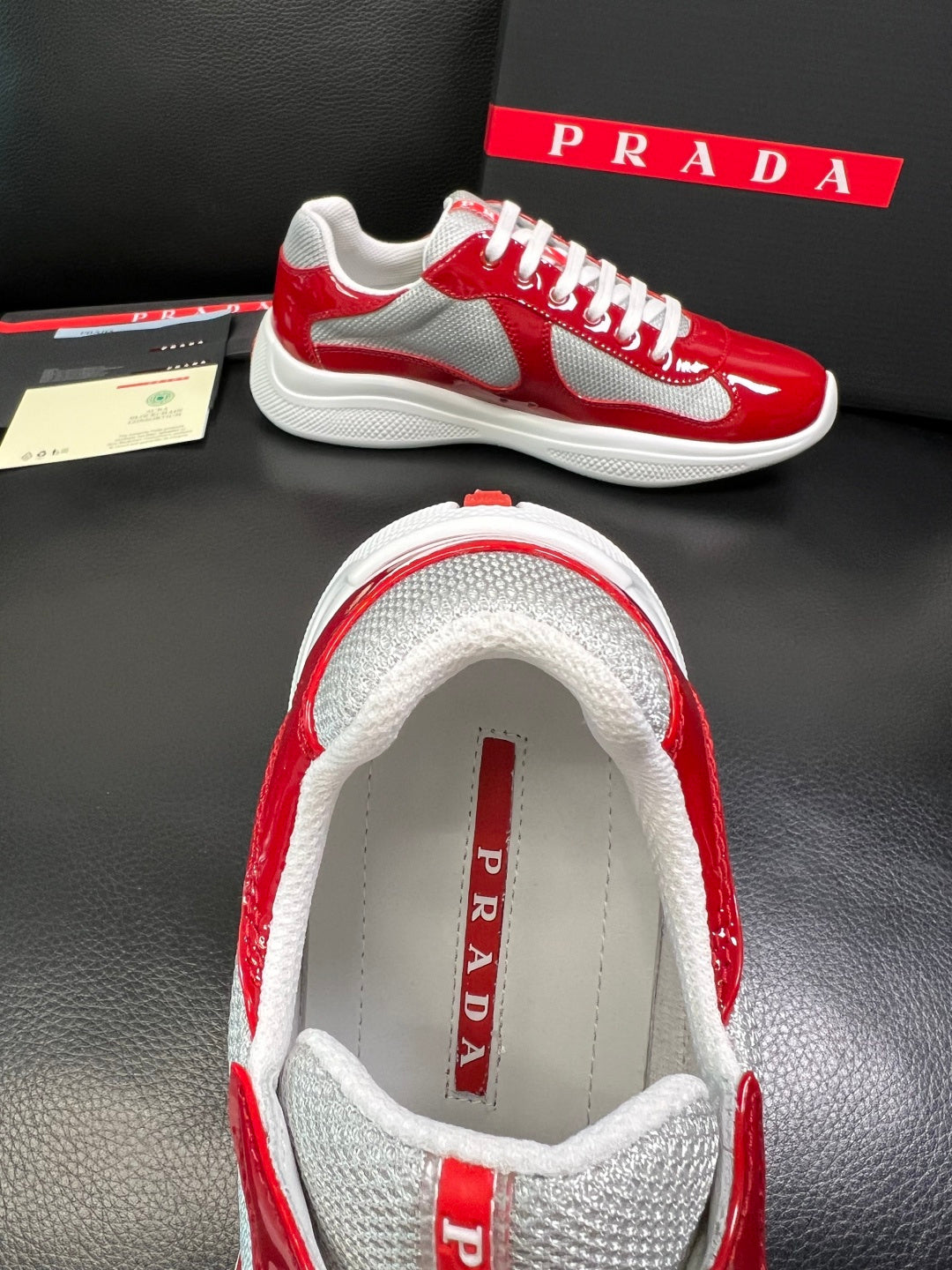 Prada Patent Leather American Cup
