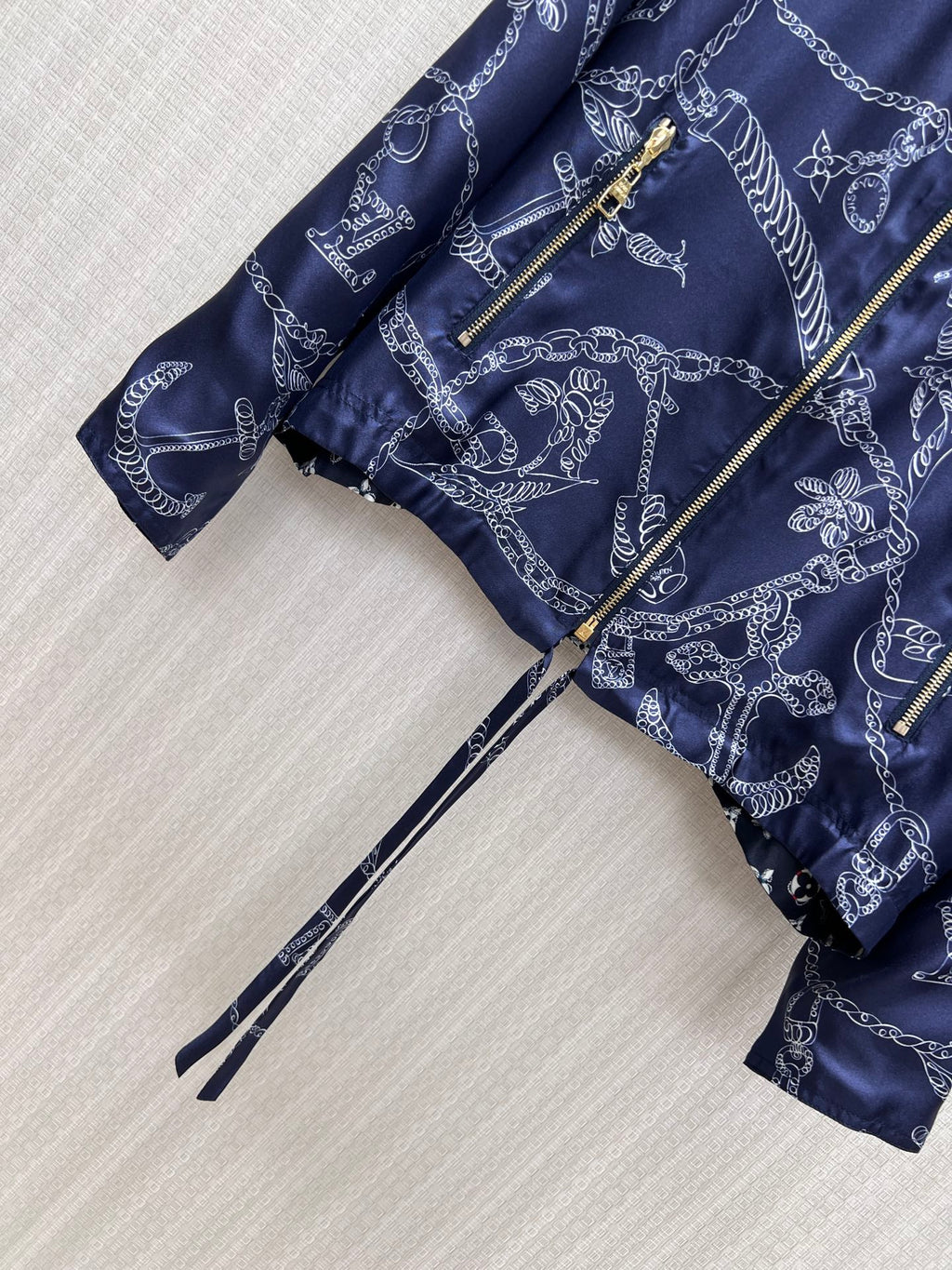 LV Nautical Print Reversible Jacket women's