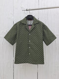 GG new 2025 Lido series all-over double G print short-sleeved shirt