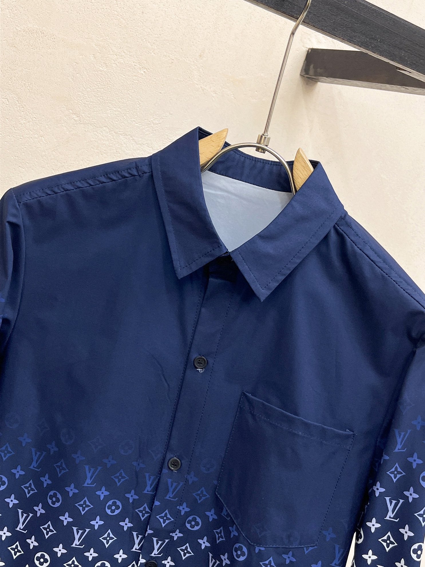 LV Print Long Sleeve Shirt