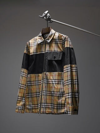 Burberry Plaid Patchwork Shirt/ Jacket