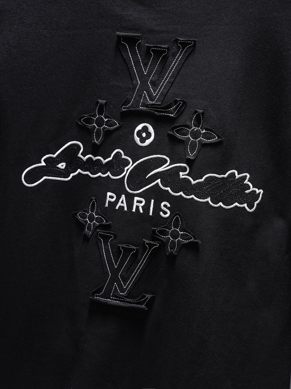 LV Applique Embroidered T-Shirt