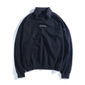 Balenciaga Two-Piece Shirt Collar Classic Letter Embroidered Sweatshirt Jacket