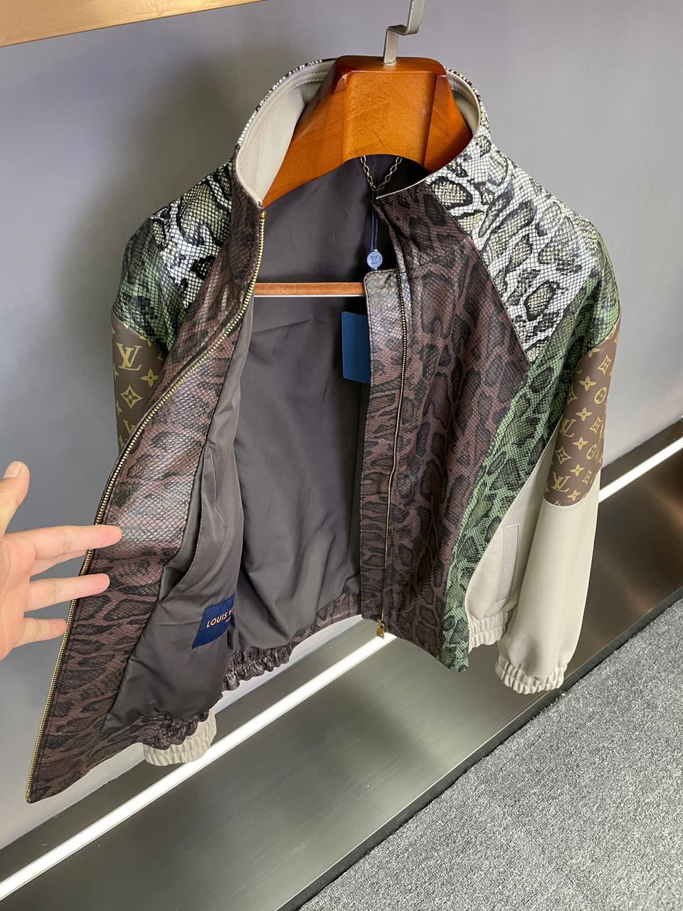 LV × Pharrell Williams Leather Jacket