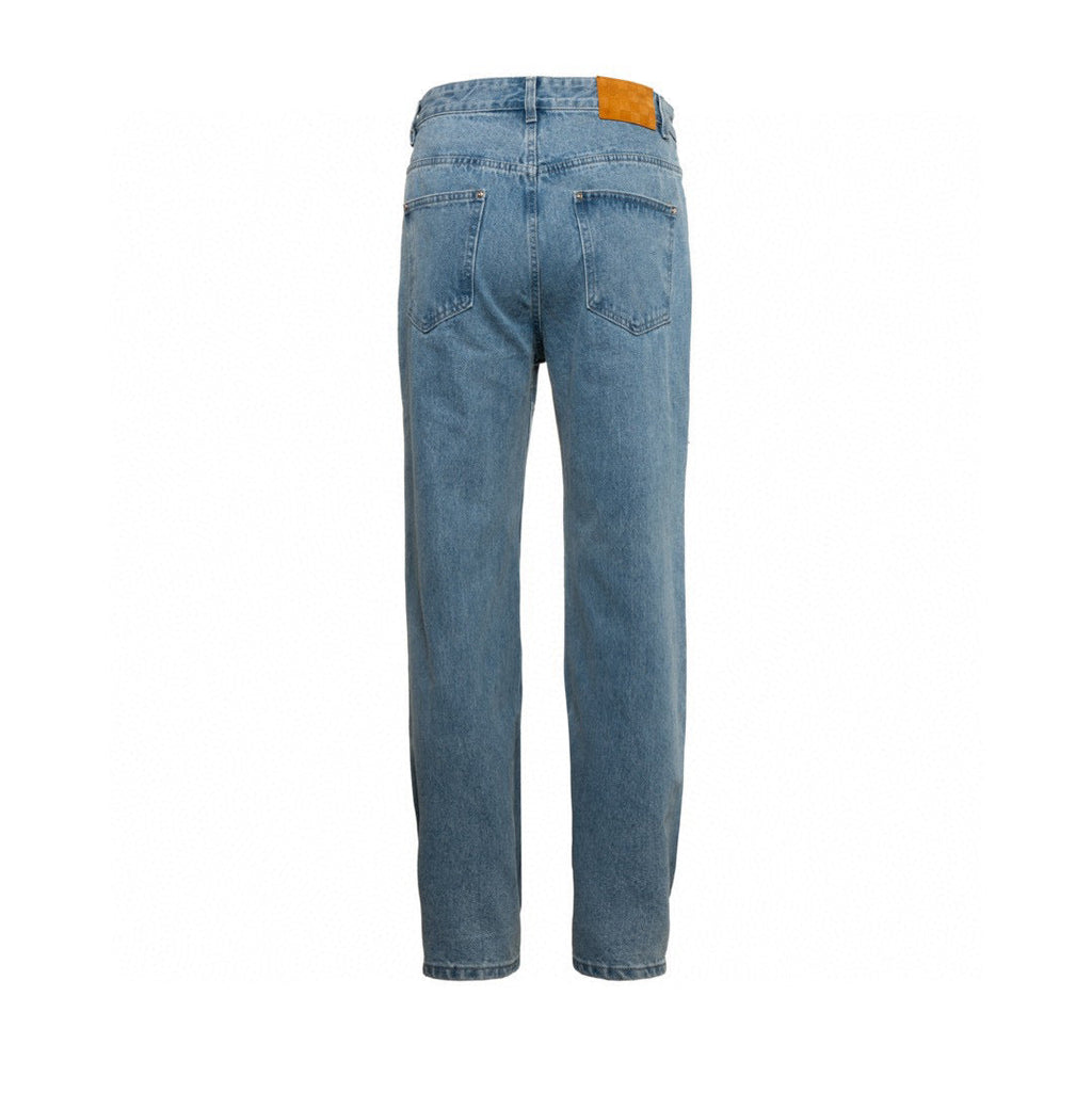 LV Washed Ripped Jeans