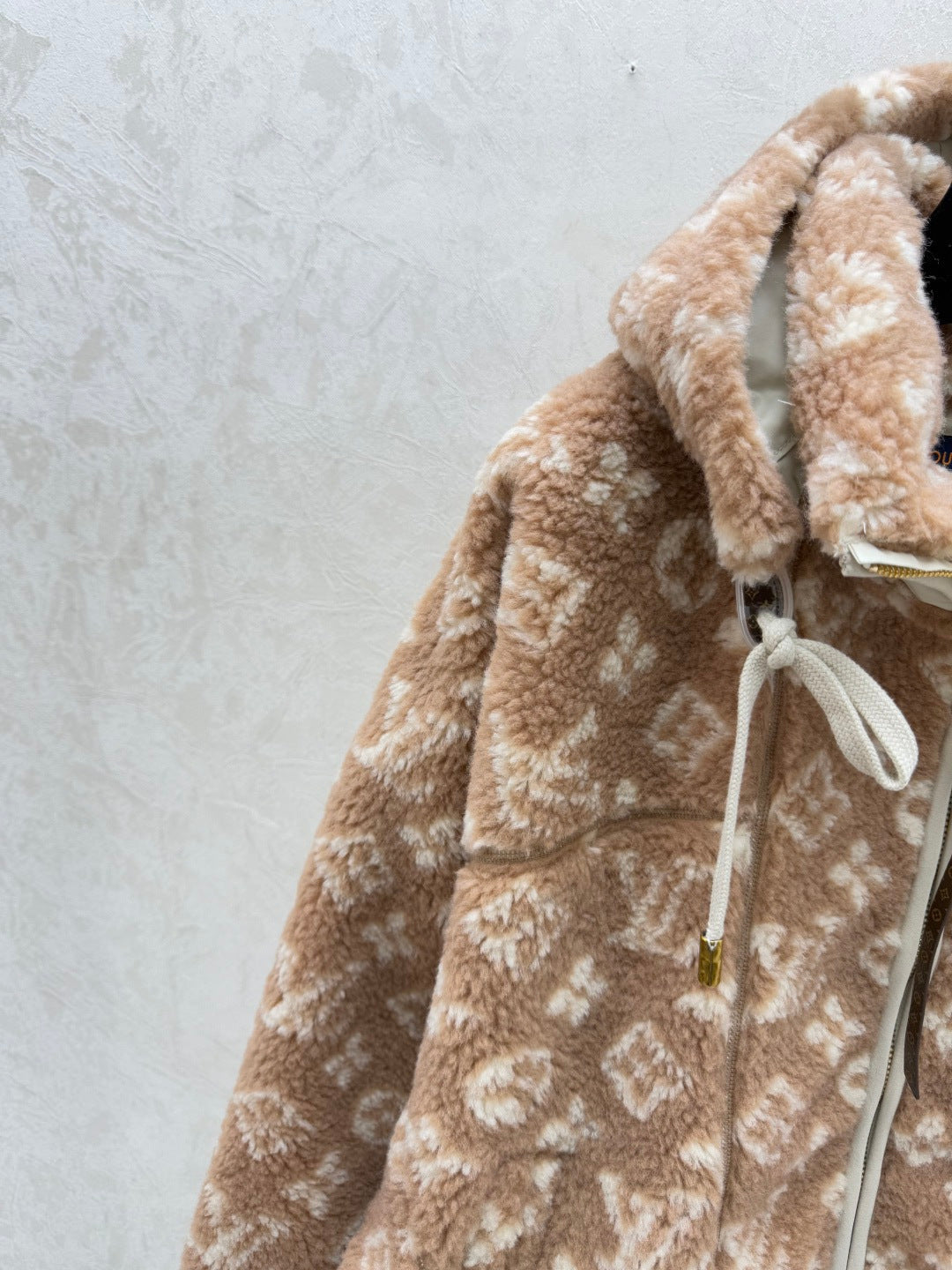 Women's LV Monogram Hooded Cardigan