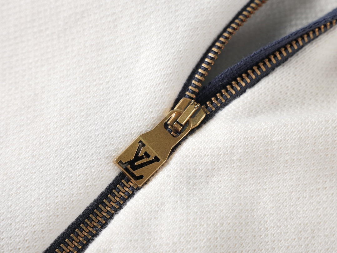 LV Zipper Knitted Sweater