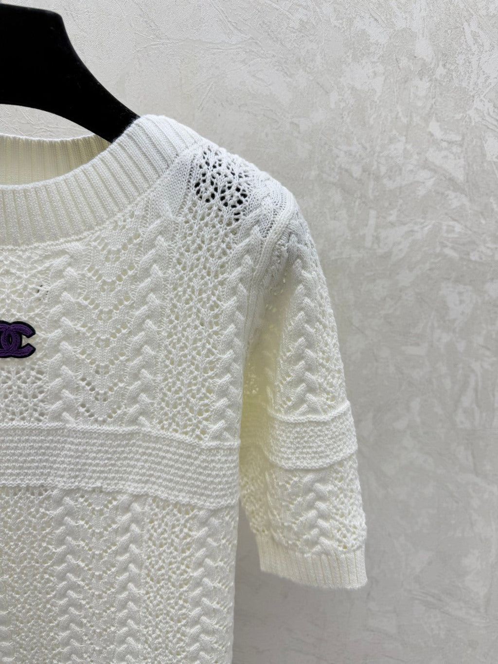 Women's Chanel Round Nech Knit short sleeve