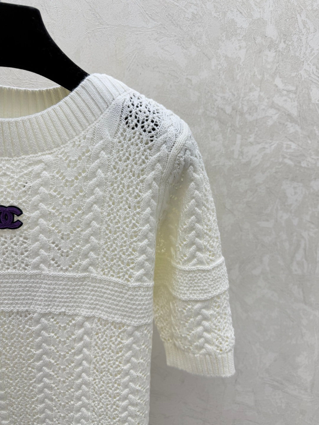 Women's Chanel Round Nech Knit short sleeve