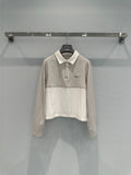 Prada Long-sleeved Linen/Cotton Top