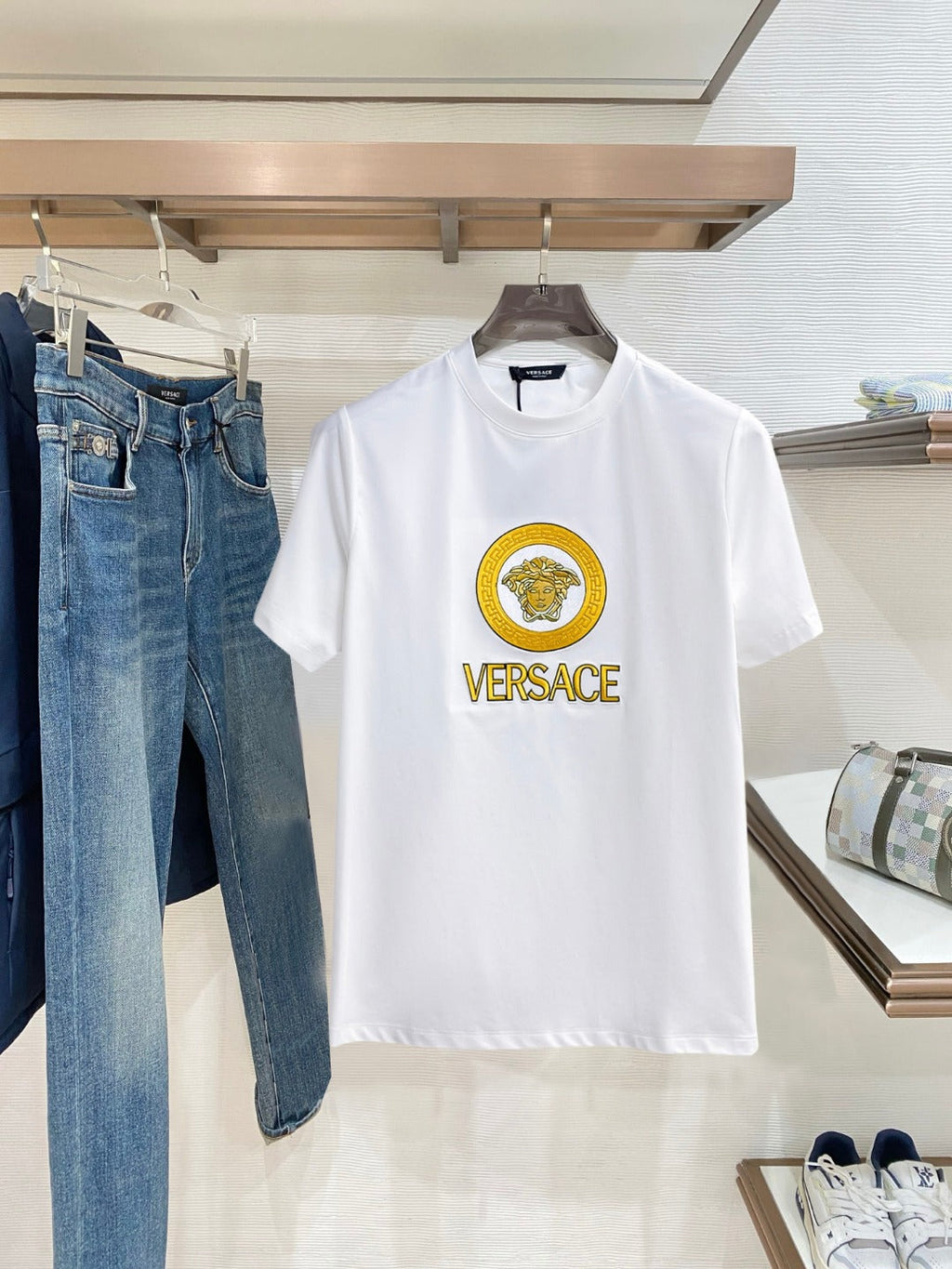 Versace Embroidered T-Shirt
