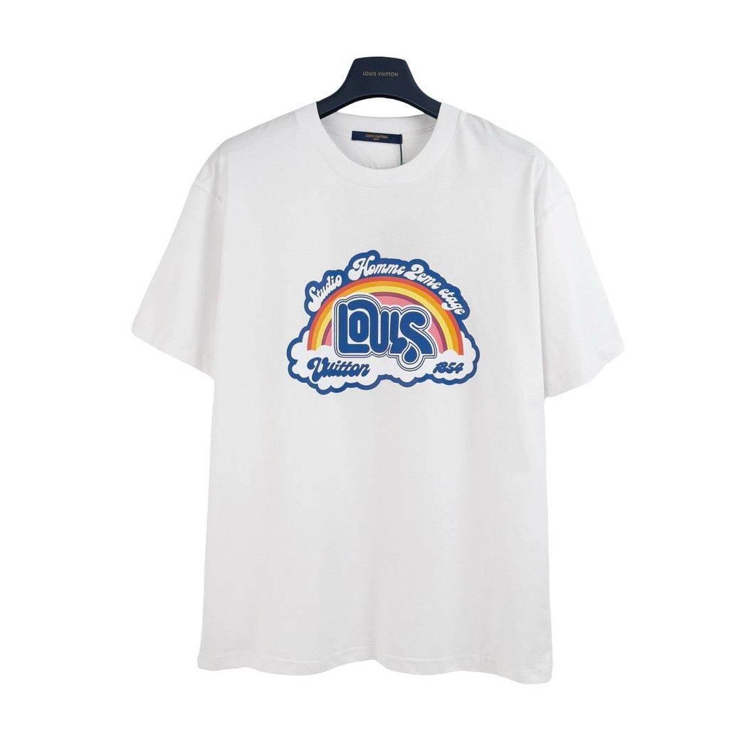 LV Rainbow Cloud Short Sleeve T-Shirt