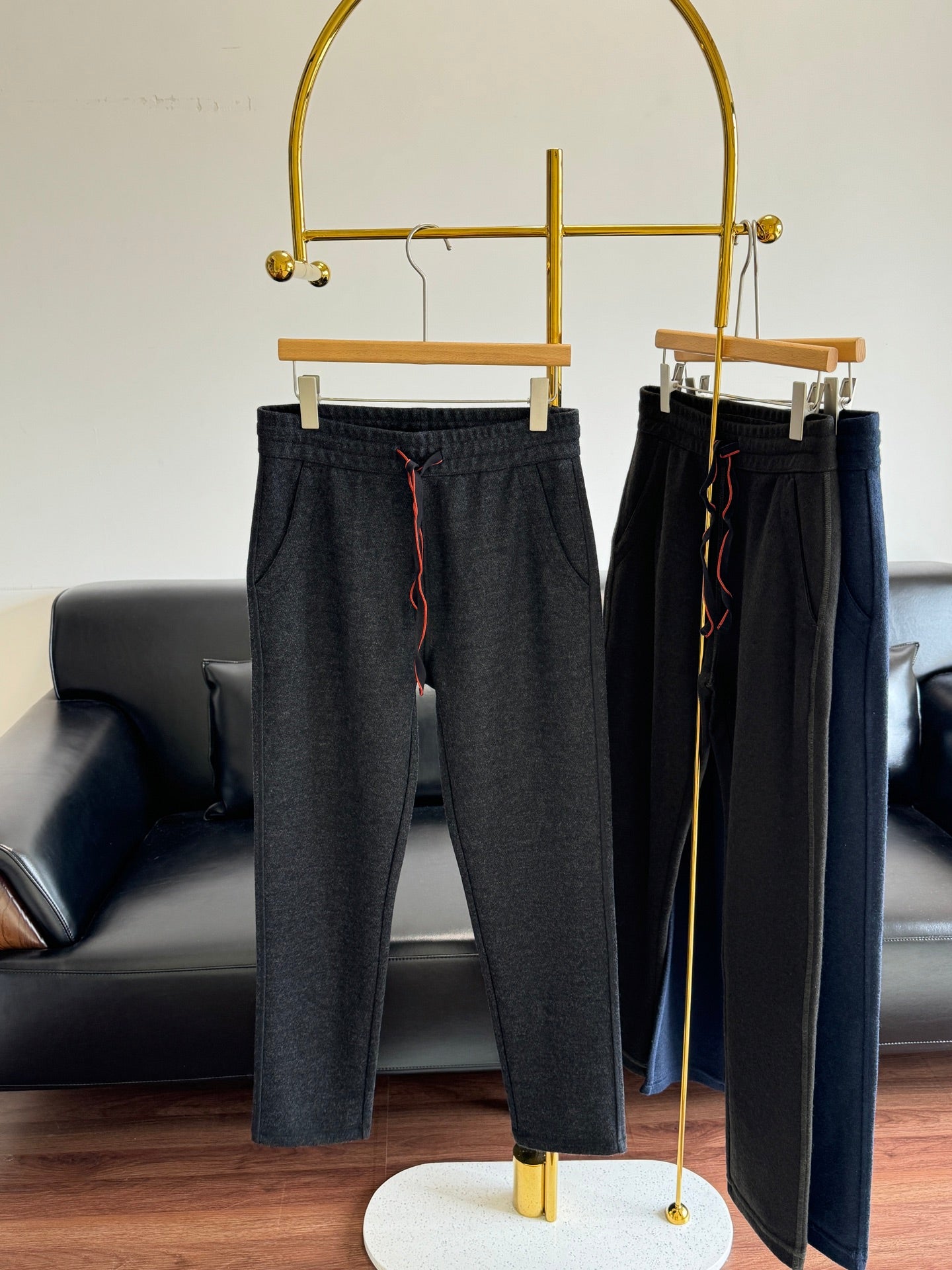 Loro Piana Men's Wool Straight Leg trousers