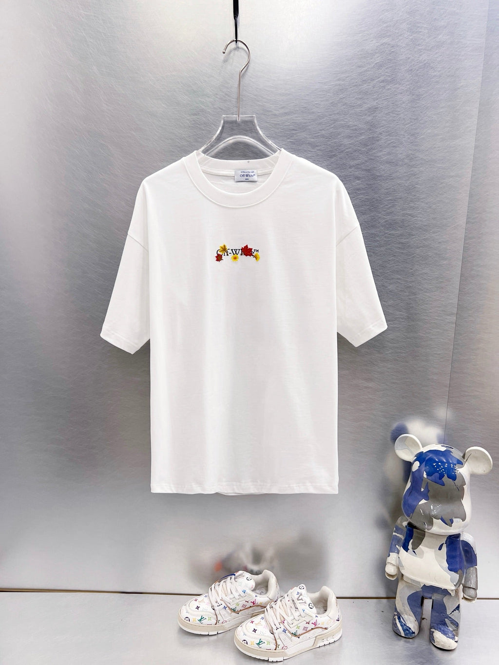 OFF White Embroidery T-Shirt