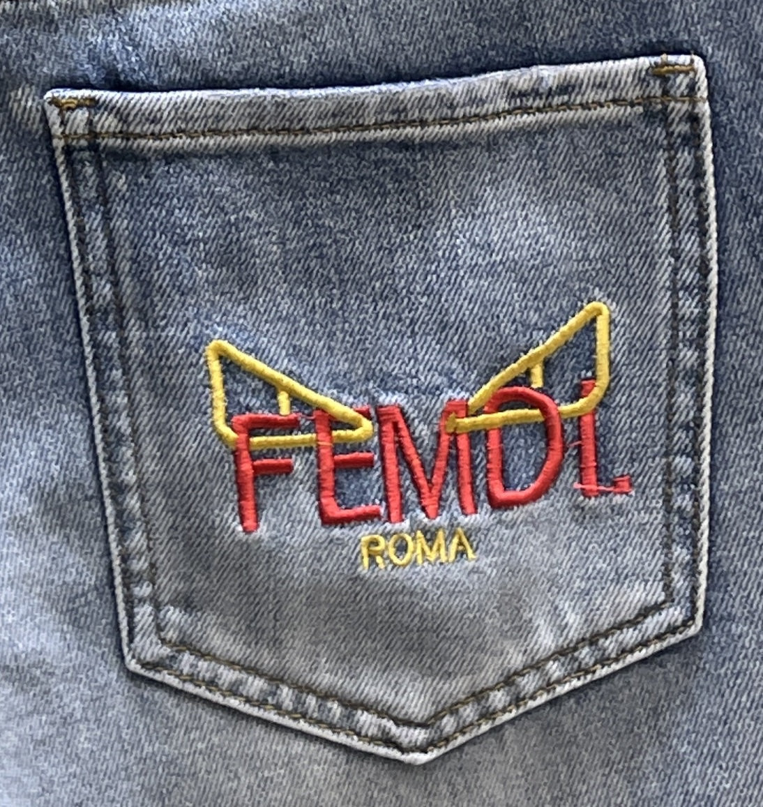 Fendi Denim Shorts