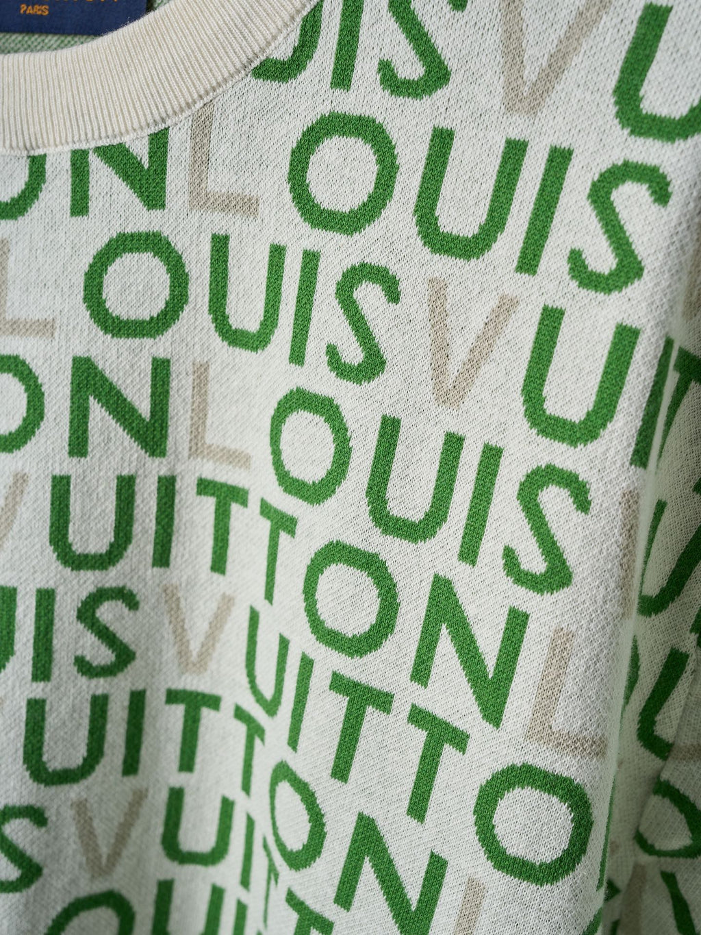 LV Crew Knit Sweater Short Sleeve