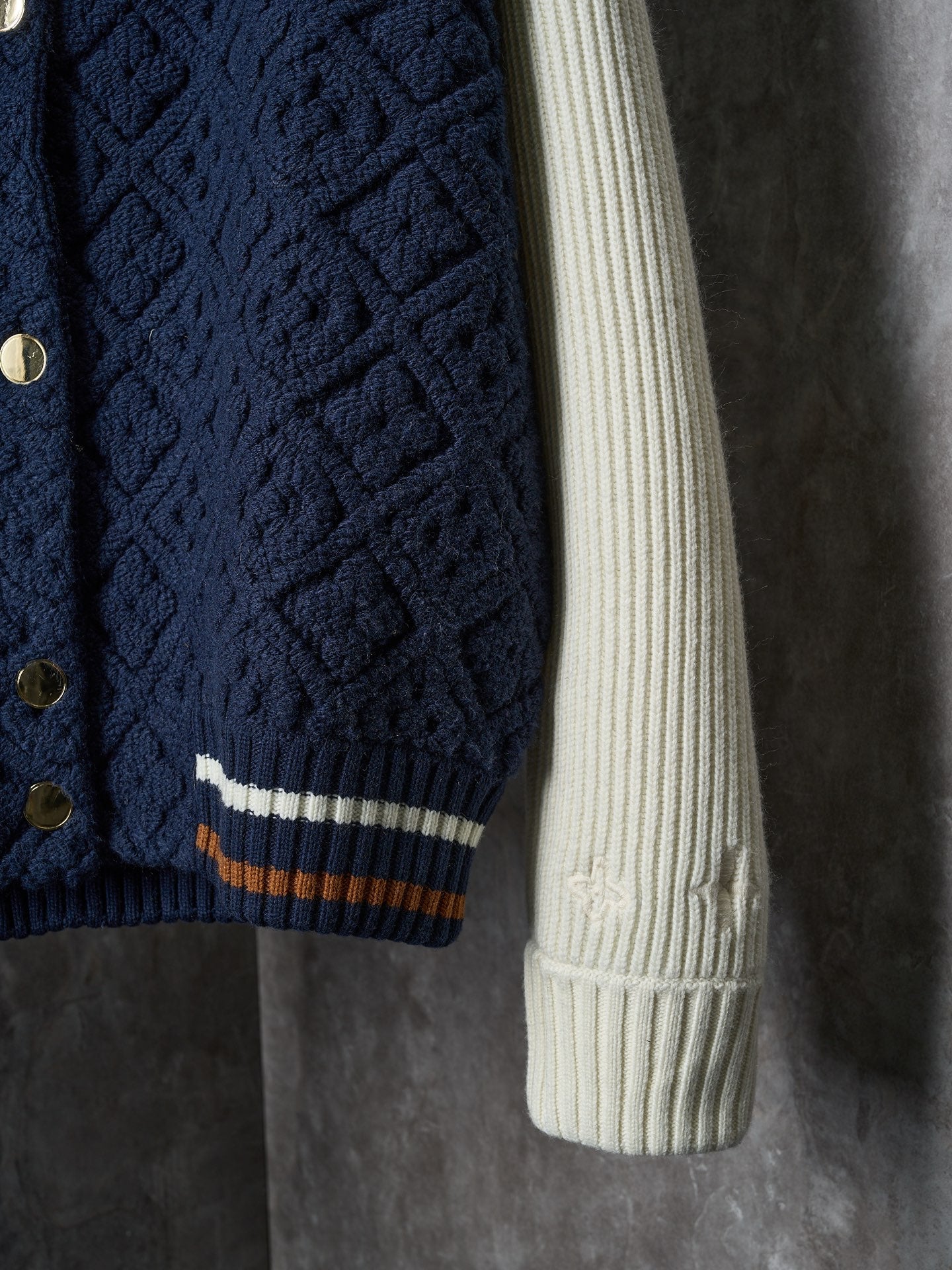 LV Terry Cloth Baseball Jacket