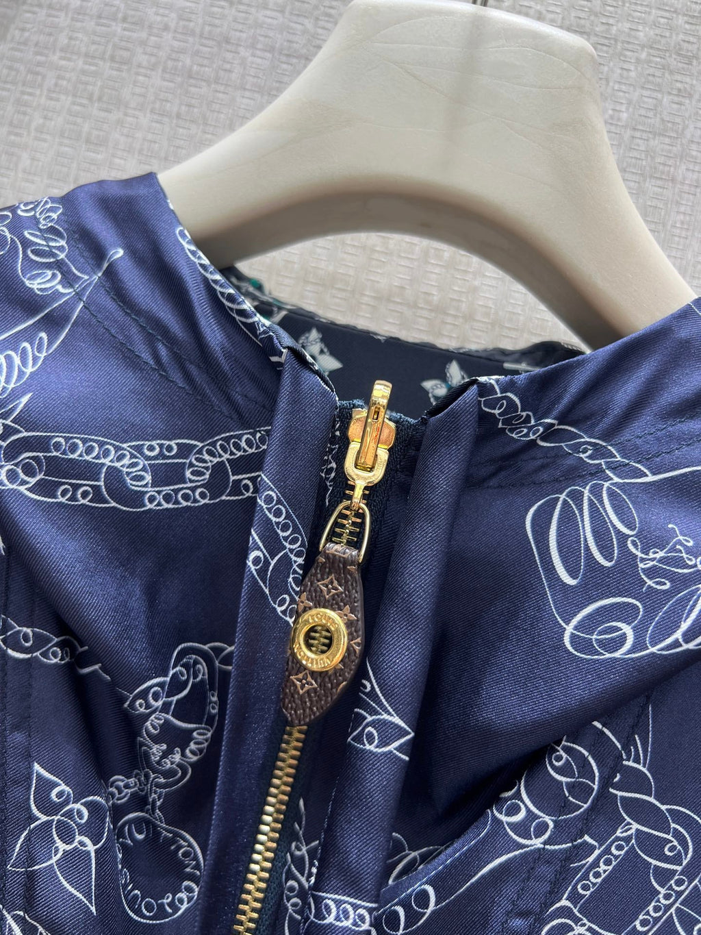 LV Nautical Print Reversible Jacket women's