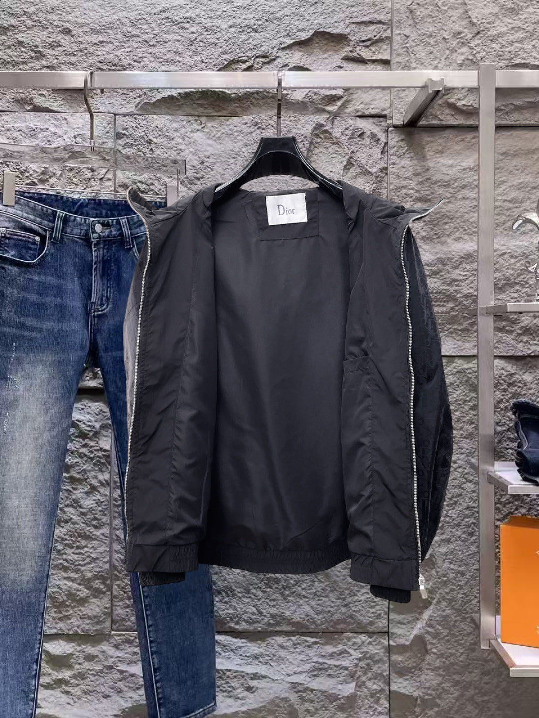 Dior Embroidered Windbreaker Jacket
