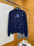 LV All-over Animal embroidery Sweater