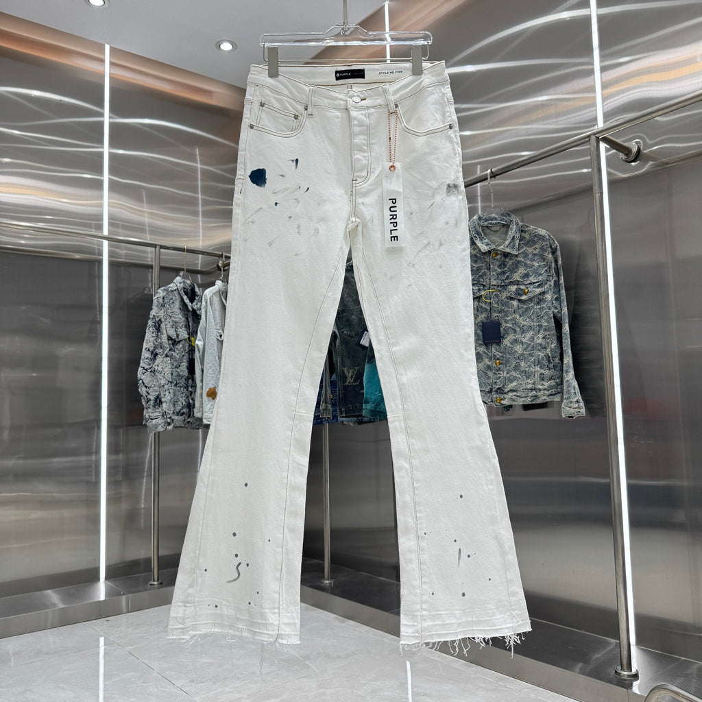 Purple Label Flared Strech Jeans