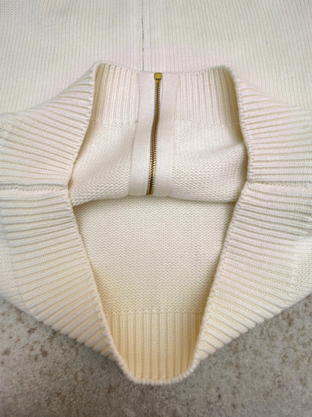 LV Knit Zip-Up Sweater