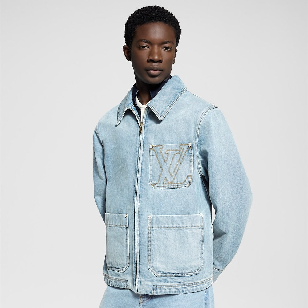 LV Men's Denim Shirt Jacket