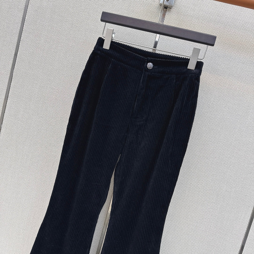 Chanel Corduroy Pants - Women's