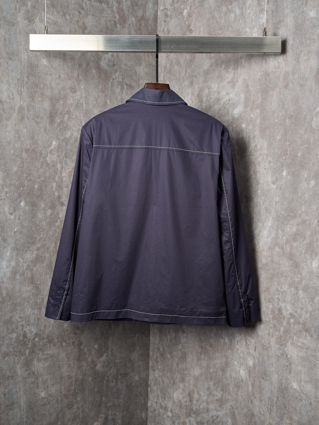 DIOR Navy Blue Pocket Embossed Work Jacket