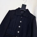 Chanel Woven Collared Coat