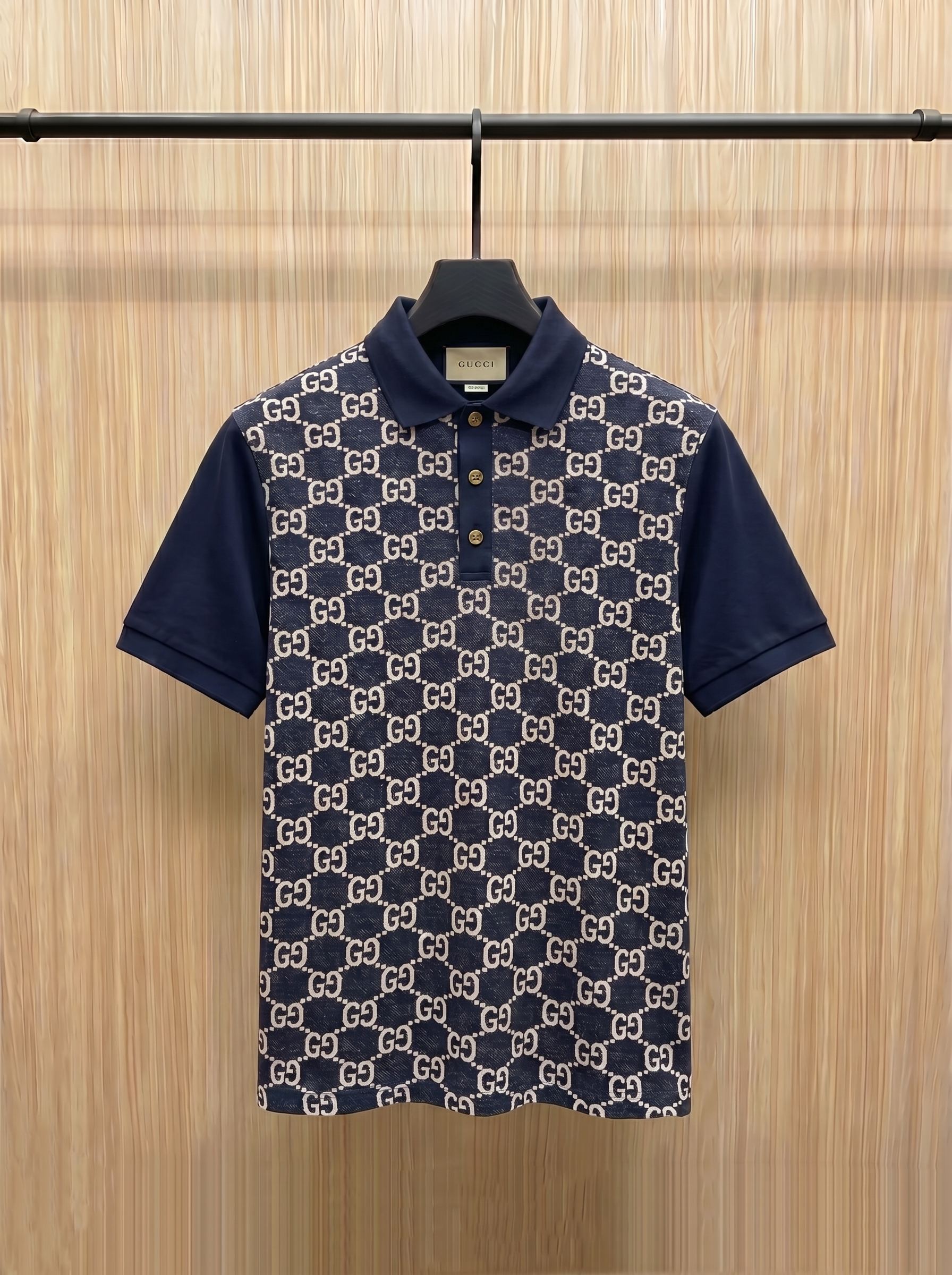 Gucci All-over Jacquard Polo Shirt
