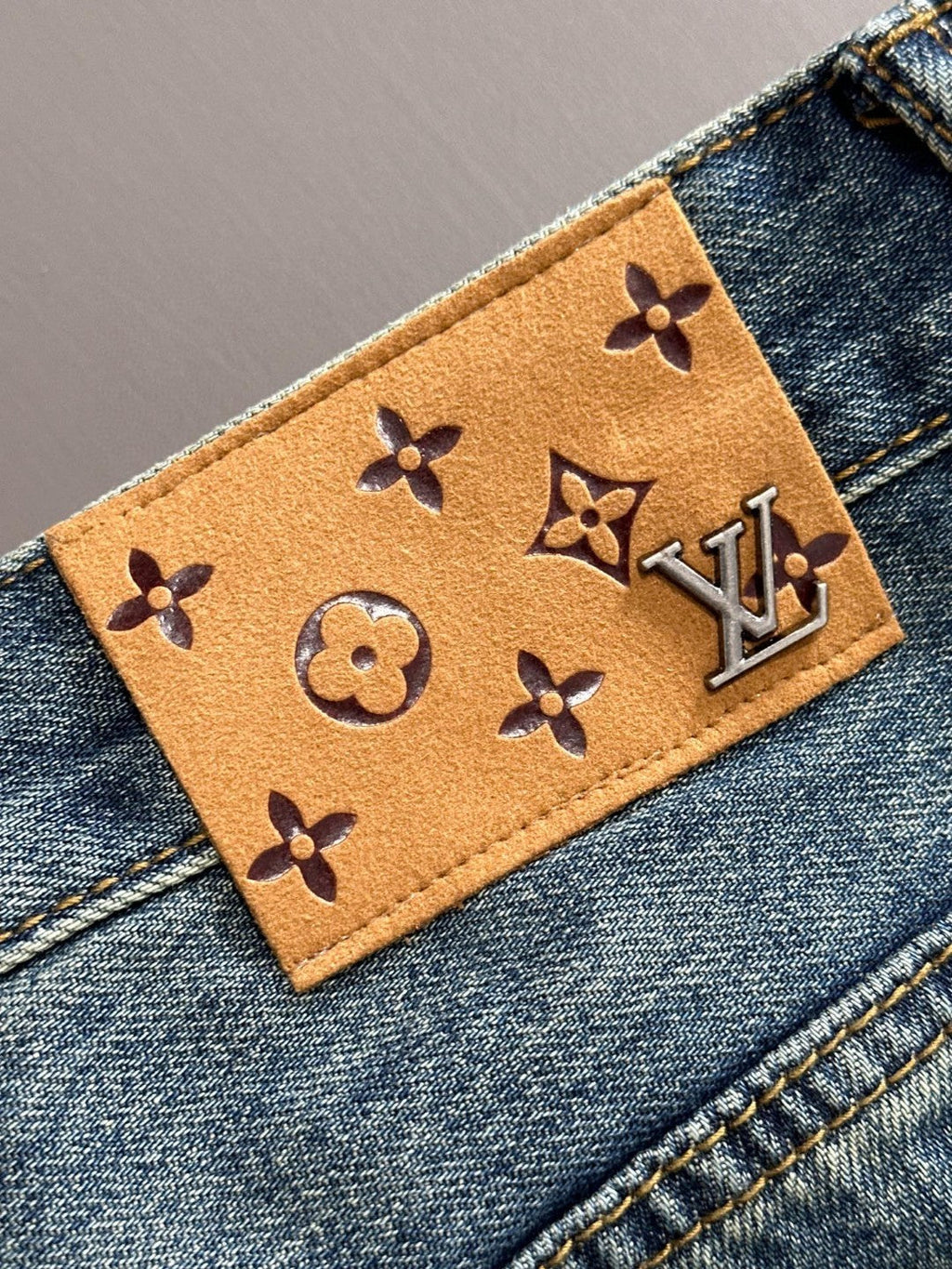 LV Denim Shorts