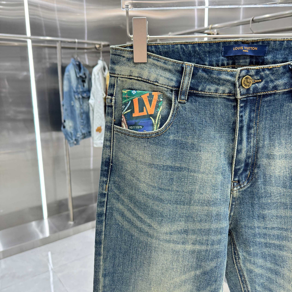 LV Straight-Leg Jeans