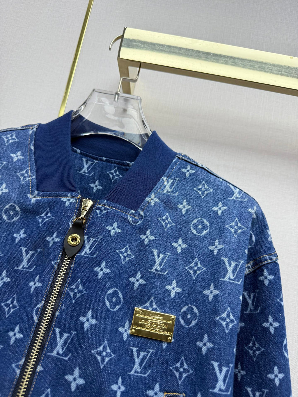 Women's LV denim Baseball Jacket