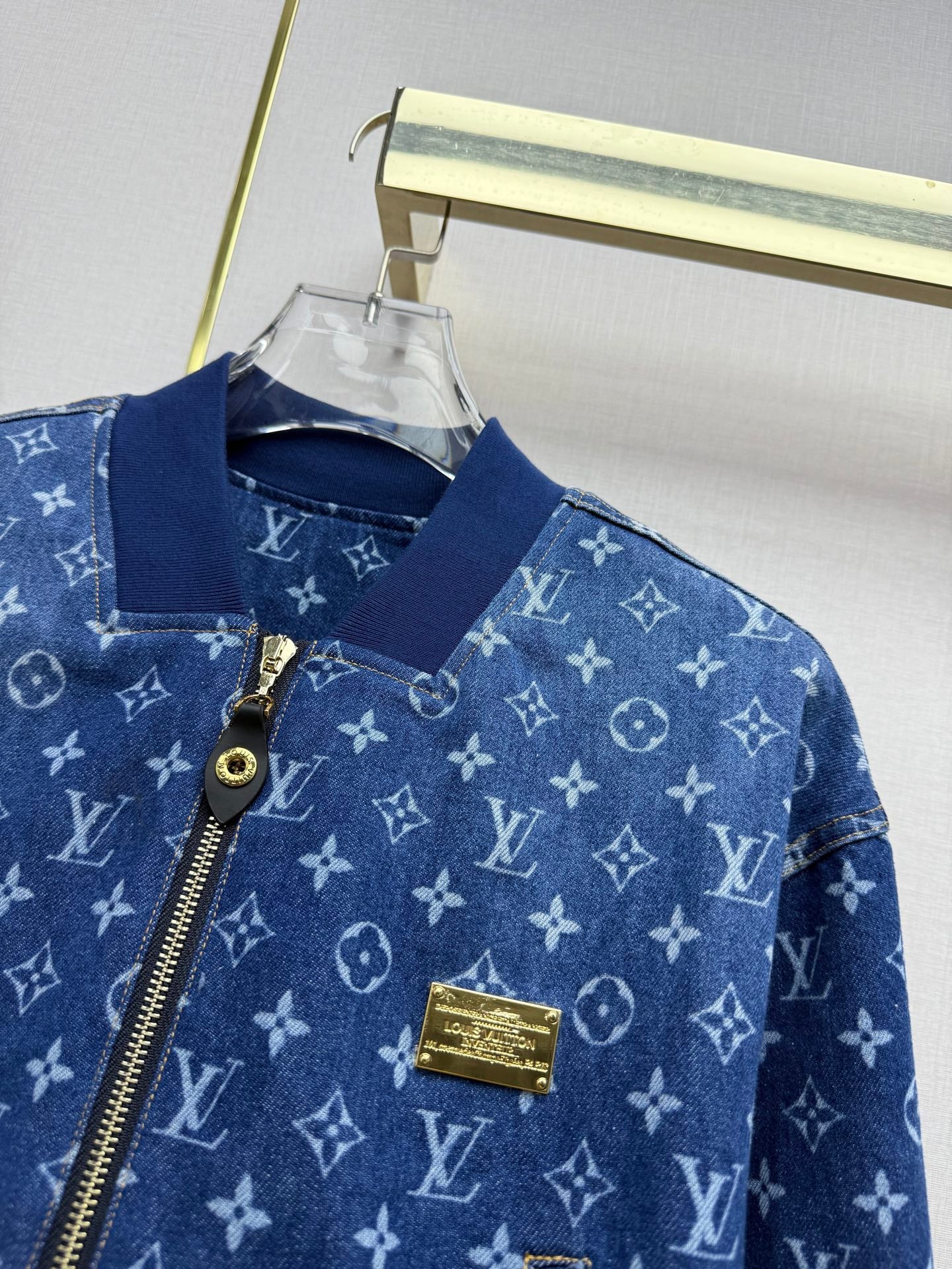 Women's LV denim Baseball Jacket