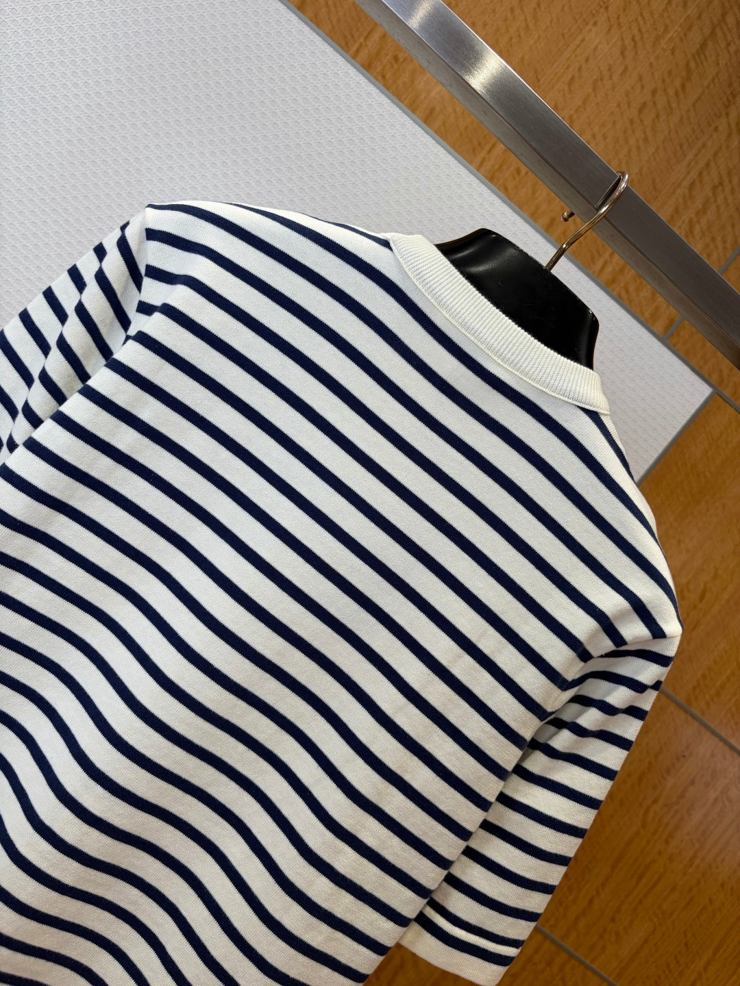 Prada Embroidered Striped Shirt
