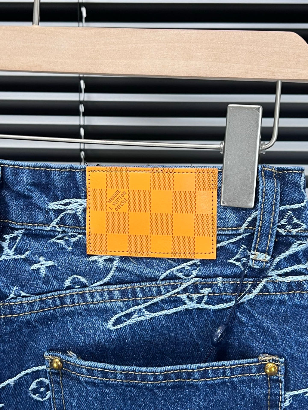 LV Cloud Jacquard Denim Jeans
