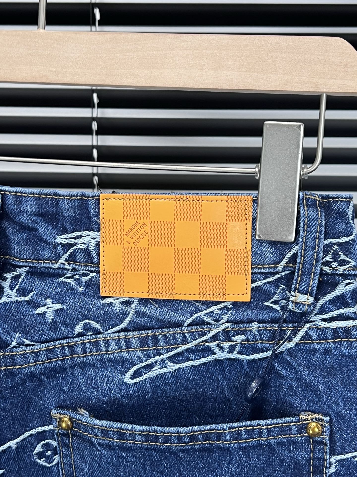 LV Cloud Jacquard Denim Jeans
