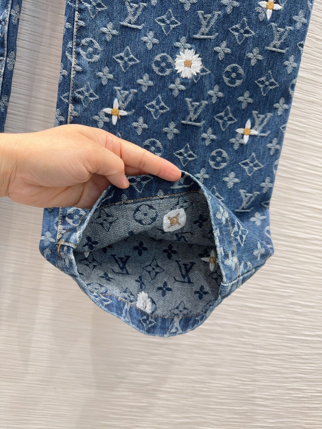 LV Denim Pants - women's