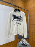 Celine Jacquard Knit Sweater