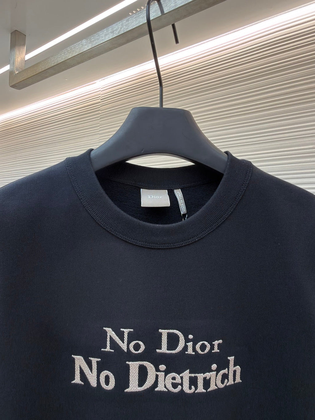 Dior Embroidered Crew Neck Sweatshirt